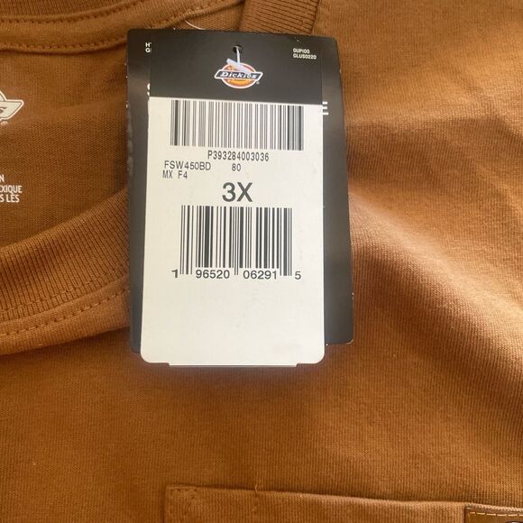 Dickies Tan Short Sleeve Tee - Picture 8 of 8
